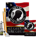 Not Forgotten POW MIA - Military Americana Vertical Impressions Decorative Flags HG140000 Made In USA