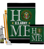 US Army Home - Military Americana Vertical Impressions Decorative Flags HG140630 Made In USA