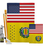 US Vietnam War - Military Americana Vertical Impressions Decorative Flags HG140749 Made In USA