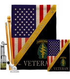 Home of Special Forces Airborne - Military Americana Vertical Impressions Decorative Flags HG140889 Made In USA