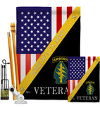 Home of Special Forces Airborne - Military Americana Vertical Impressions Decorative Flags HG140889 Made In USA