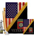 Home of 82nd Airborne - Military Americana Vertical Impressions Decorative Flags HG140891 Made In USA