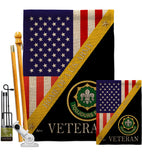 Home of 2nd Cavalry Regiment - Military Americana Vertical Impressions Decorative Flags HG140895 Made In USA