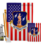 Air National Guard - Military Americana Vertical Impressions Decorative Flags HG170169 Made In USA