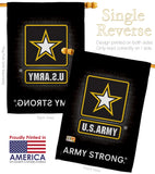 U.S. Army - Military Americana Vertical Impressions Decorative Flags HG108061 Imported