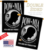 POW / MIA - Military Americana Vertical Impressions Decorative Flags HG108062