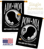 POW / MIA - Military Americana Vertical Impressions Decorative Flags HG108062