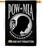 POW / MIA - Military Americana Vertical Impressions Decorative Flags HG108062