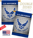 US Air Force - Military Americana Vertical Impressions Decorative Flags HG108421 Made In USA