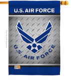 US Air Force - Military Americana Vertical Impressions Decorative Flags HG108421 Printed In USA