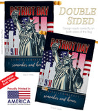 Our Fallen Heroes - Military Americana Vertical Impressions Decorative Flags HG108444 Made In USA