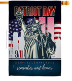 Our Fallen Heroes - Military Americana Vertical Impressions Decorative Flags HG108444 Made In USA