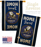 Home Sweet Seabees - Military Americana Vertical Impressions Decorative Flags HG108446 Made In USA