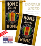 Home Sweet Vietnam - Military Americana Vertical Impressions Decorative Flags HG108449 Made In USA