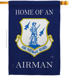Home of Air National Guard Airman - Military Americana Vertical Impressions Decorative Flags HG108470 Made In USA
