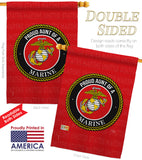 Proud Aunt Marines - Military Americana Vertical Impressions Decorative Flags HG108491 Made In USA