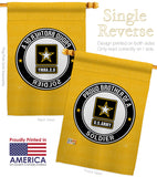 Proud Brother Soldier - Military Americana Vertical Impressions Decorative Flags HG108497 Made In USA