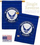 Proud Boyfriend Airman - Military Americana Vertical Impressions Decorative Flags HG108505 Made In USA