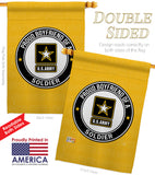 Proud Boyfriend Soldier - Military Americana Vertical Impressions Decorative Flags HG108506 Made In USA