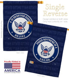 Proud Boyfriend Sailor - Military Americana Vertical Impressions Decorative Flags HG108511 Made In USA