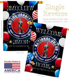 Welcome Home National Guard - Military Americana Vertical Impressions Decorative Flags HG108633 Made In USA