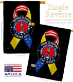 Support Army National Guard Troops - Military Americana Vertical Impressions Decorative Flags HG108658 Made In USA