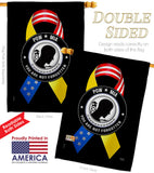 Support POW MIA Troops - Military Americana Vertical Impressions Decorative Flags HG108663 Made In USA