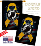 Support POW MIA - Military Americana Vertical Impressions Decorative Flags HG108665 Made In USA