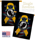 Support POW MIA - Military Americana Vertical Impressions Decorative Flags HG108665 Made In USA