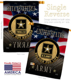 US Army Soldier for Life - Military Americana Vertical Impressions Decorative Flags HG137170 Made In USA