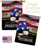 We will Never Forget - Military Americana Vertical Impressions Decorative Flags HG137171 Made In USA