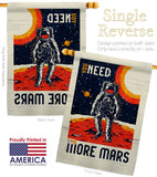 More Mars - Military Americana Vertical Impressions Decorative Flags HG137568 Made In USA
