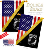 You Not Forgotten - Military Americana Vertical Impressions Decorative Flags HG140014 Made In USA