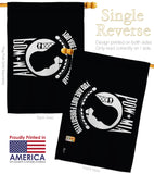 POW/MIA - Military Americana Vertical Impressions Decorative Flags HG140307 Made In USA