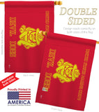 Marine Bull Dogs - Military Americana Vertical Impressions Decorative Flags HG140313 Made In USA