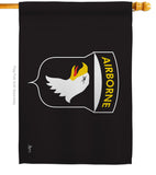 101st. Airborne - Military Americana Vertical Impressions Decorative Flags HG140315 Made In USA