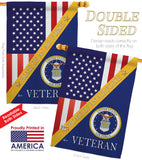 Home of Air Force - Military Americana Vertical Impressions Decorative Flags HG140606 Made In USA