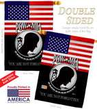 US POW MIA - Military Americana Vertical Impressions Decorative Flags HG140626 Made In USA