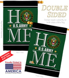 US Army Home - Military Americana Vertical Impressions Decorative Flags HG140630 Made In USA
