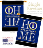 US Air Force Home - Military Americana Vertical Impressions Decorative Flags HG140631 Made In USA