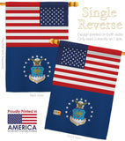 US Air Force - Military Americana Vertical Impressions Decorative Flags HG140717 Made In USA