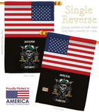 US Special Forces - Military Americana Vertical Impressions Decorative Flags HG140733 Made In USA