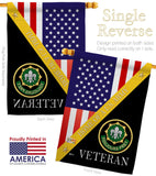 Home of 2nd Cavalry Regiment - Military Americana Vertical Impressions Decorative Flags HG140895 Made In USA