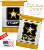 US Army - Military Americana Vertical Impressions Decorative Flags HG170031 Made In USA