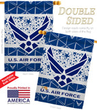 Air Force - Military Americana Vertical Impressions Decorative Flags HG170148 Made In USA