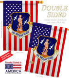 Air National Guard - Military Americana Vertical Impressions Decorative Flags HG170169 Made In USA