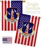 Air National Guard - Military Americana Vertical Impressions Decorative Flags HG170169 Made In USA