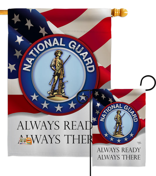 National Guard - Military Americana Vertical Impressions Decorative Flags HG108020 Made In USA