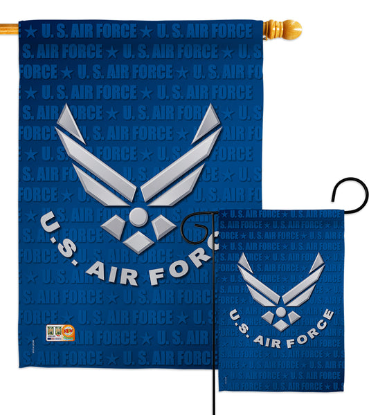 US Air Force - Military Americana Vertical Impressions Decorative Flags HG108053 Imported