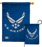 US Air Force - Military Americana Vertical Impressions Decorative Flags HG108053 Imported